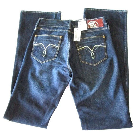 Mavi Zoe Boot Cut Jeans 26/34 - Retro Deep Hollywood Star Denim Low-Rise NewWTag - Picture 10 of 10